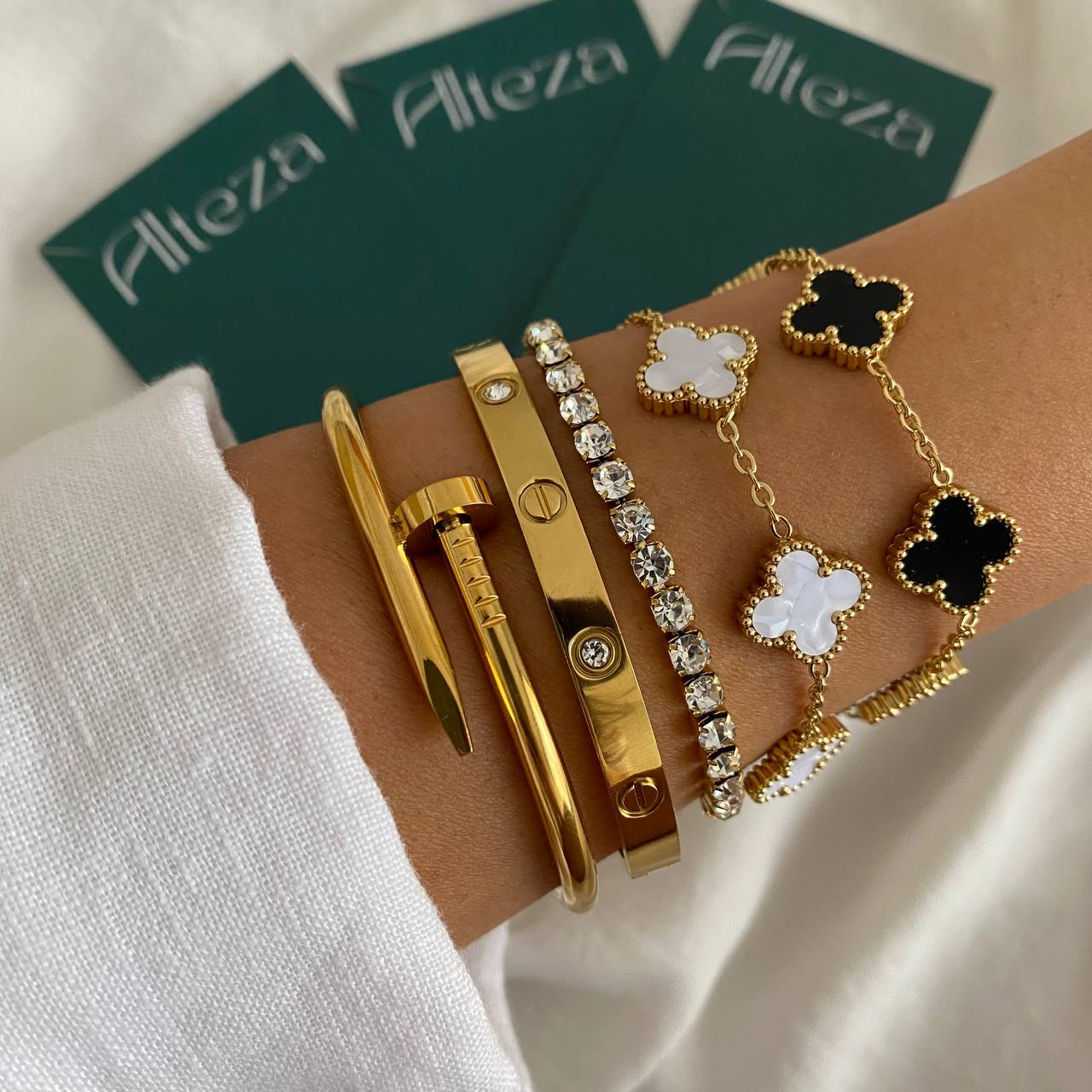CONJUNTO DIAMANTE | 5 o 6 PULSERAS