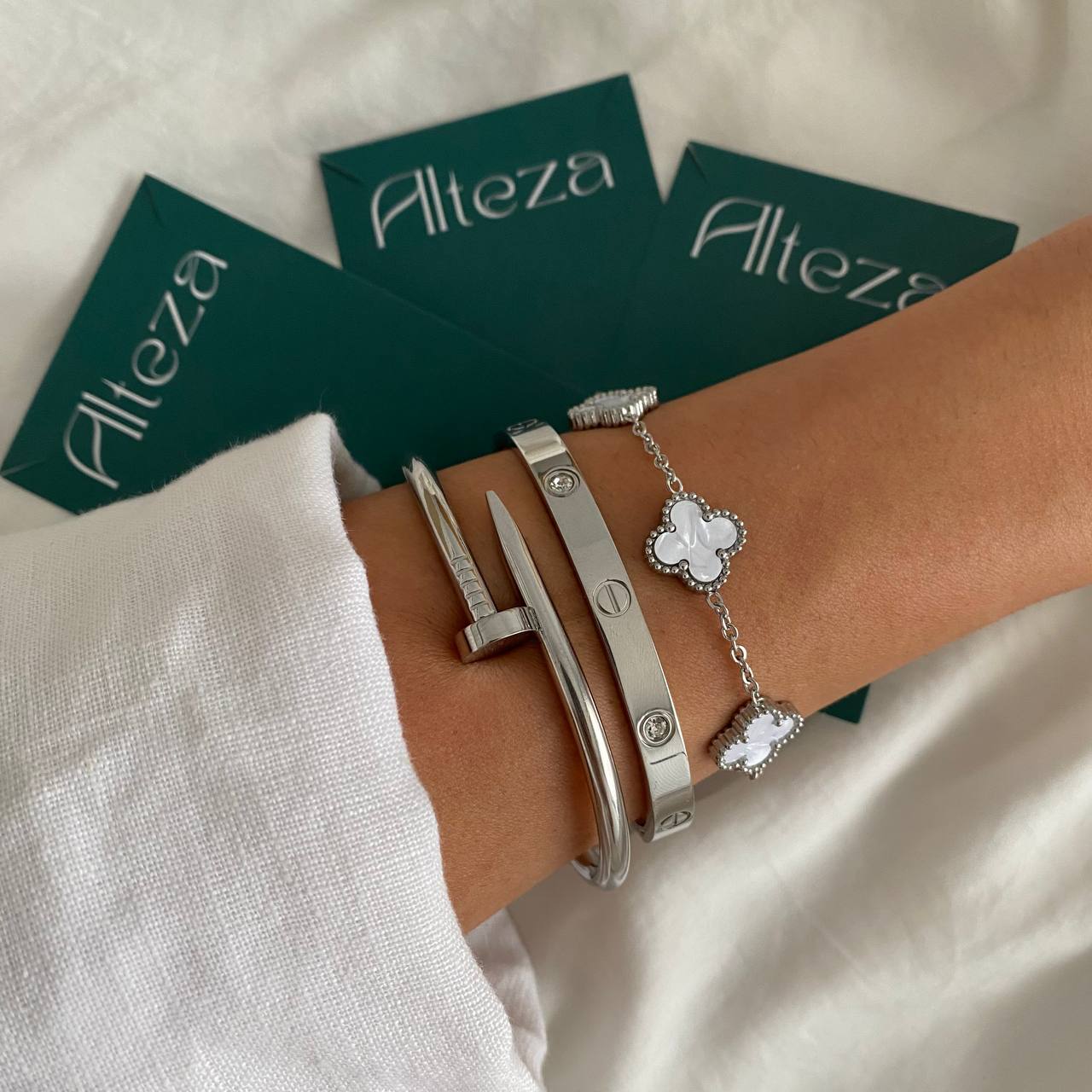 CONJUNTO DIAMANTE | 3 PULSERAS