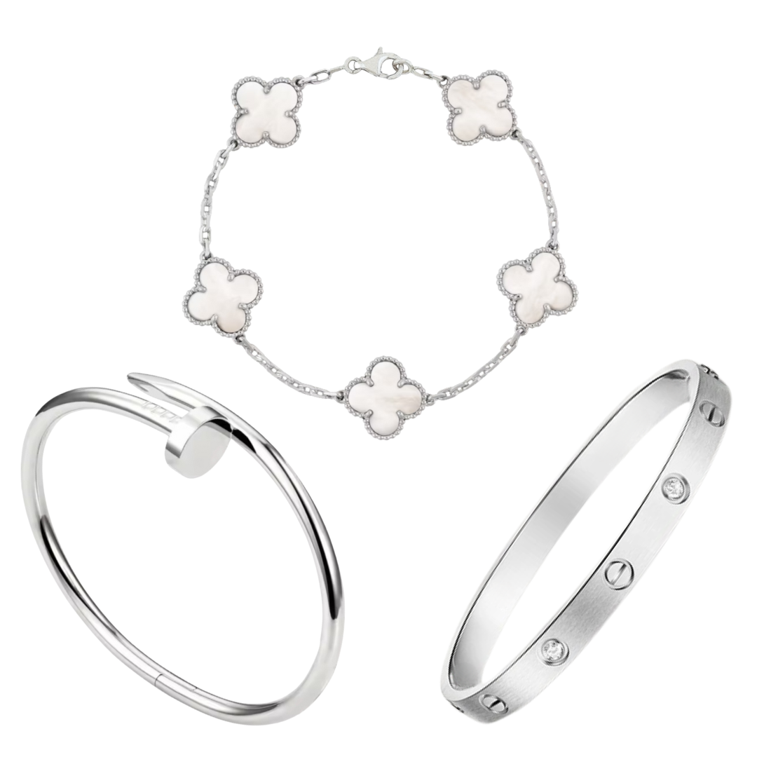 CONJUNTO DIAMANTE | 3 PULSERAS