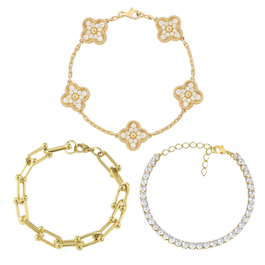CONJUNTO DIANA | 3 PULSERAS