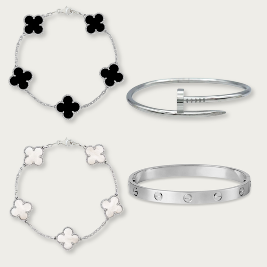 PACK DIAMANTE HOMBRE | 4 PULSERAS