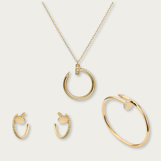 CONJUNTO CLAVO BRILLO | 3 PIEZAS